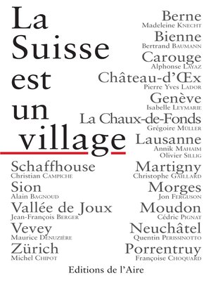 cover image of La Suisse est un village